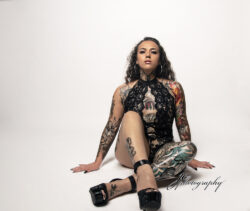 Tattoo magazine photography portrait by Jeff C Photography