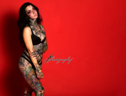 Tattoo magazine photography portrait by Jeff C Photography