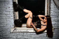 Tattoo magazine photography portrait by Jeff C Photography