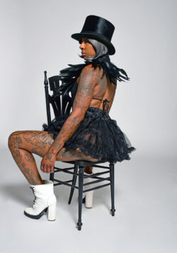 Tattoo magazine photography portrait by Jeff C Photography