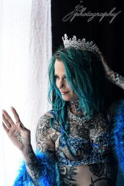 Tattoo magazine photography portrait by Jeff C Photography